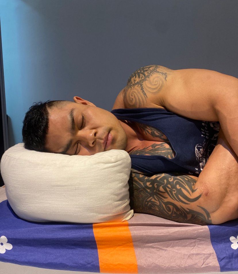 Improve Sleep with a Bolster and a Neck Support Pillow